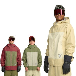 25-26 VOLCOM/{R ARTHUR 3L jacket Y fB[X hWPbg Xm[{[hEFA Xm[EFA[ 2026 \񏤕i