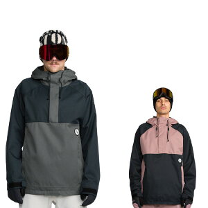 25-26 VOLCOM/ボルコム HOSSEGOR 20K pullover メンズ レディース 防水プルオーバージャケット スノーボードウェア スノーウェアー 2026 予約商品