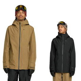 25-26 VOLCOM/ボルコム TESTER 3L GORE-TEX jacket メンズ レディース 防水ジャケット ゴアテックス スノーボードウェア スノーウェアー 2026