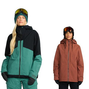 25-26 VOLCOM/ボルコム AT STRETCH GORE-TEX jacket レディース 防水ジャケット ゴアテックス スノーボードウェア スノーウェアー 2026 予約商品