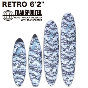 TRANSPORTER / トランスポーター カモボードカバー レトロボード6’2”TP128 デッキカバー サーフボード サーフィン