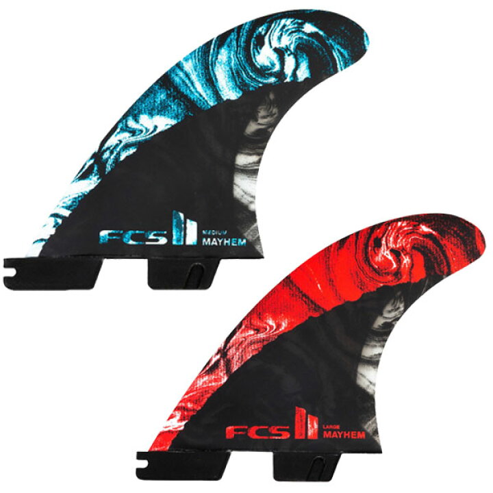 楽天市場】FCS2 MAYHEM MB CARBON TRI-QUAD 5 FIN Matt Biolos/ FCSII 
