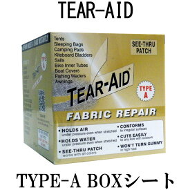 TEAR-AID / ティアエイド BOXシート TYPE-A リペア用品 サーフィン