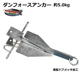 ダンフォース アンカー ダンフォース型 5.0kg 送料無料（沖縄県を除く）プレジャー ボート 釣り 係留 ダンフォース ポイント消化 5キロ