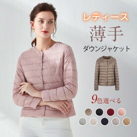 楽天市場 薄手 ダウン コート レディースの通販