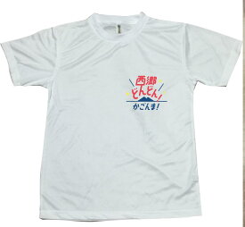 【郵送は送料無料】西郷どんTシャツ　 半袖 ポリエステル100 文字 おもしろ 面白 プレゼント メッセージ ふざけ お笑い インスタ映え かわいい 公式ロゴ 愛犬ツン 大河ドラマ 鹿児島 陸軍大将