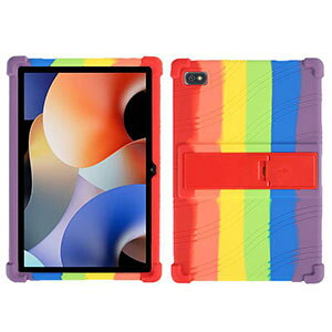 Blackview Oscal Pad10 10.1�C���` �P�[�X �^�u���b�g �V���R�� �\�t�g�J�o�[ �X�^���h�@�\ ����ق��肩���� �ϏՌ� �P�[�X �y�� �l�����G�A�N�b�V�����\�� �����₷�� �N�₩�� ���� ������� 