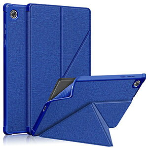 Lenovo Tab B10 (2nd Gen) M10 HD (2nd Gen) 10.1�^(�C���`) �P�[�X �^�u���b�gPC PU���U�[ �����₷�� ����h�~ �X�^���h�@�\ �I�[�g�X���[�v�@�\ ������ �J�b�蒠�^�������ȃP�[�X �y�� ���^ �ϏՌ� ����