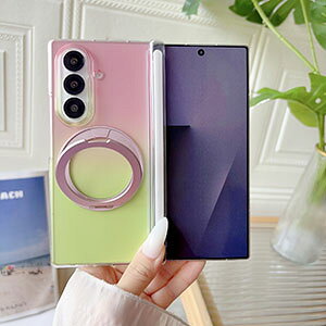 �M�����N�V�[ Z �t�H�[���h8 �E���g�� �P�[�X Galaxy Z Fold8 Ultra �P�[�X �ϏՌ� �J�o�[ �ی�P�[�X PC�f�� �����O�t�� �X�^���h�@�\ 360�x��] �w�ʃJ�o�[ �O���f�[�V���� �X�}�z�ی�P�[�X �Ϗ�