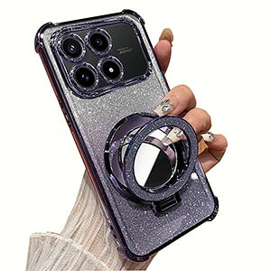 �V���I�~ �|�R F9�v�� F9�E���g�� �X�}�z�P�[�X �~���[�������O�t�� Xiaomi POCO F9 Pro �P�[�X POCO F9 Ultra �J�o�[ ���� �O���b�^�[ TPU �\�t�g�P�[�X ���ϋ� �X�^���h�@�\ �Ռ��z�� �l�p�ی� �X�g��