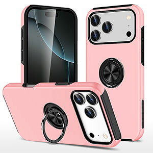 iPhone 18 �P�[�X iPhone18 Pro �P�[�X iPhone18 Pro Max �J�o�[ �ϏՌ� �Y�� ���� TPU&PC�f�� �����O�t�� �X�^���h�t�� �l�p�ی� �J���������Y�ی� �����₷�� 18�v�� 18�v���}�b�N�X �g�уP�[�X ��� ����
