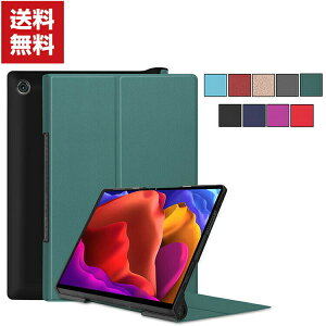 Lenovo Yoga Tab 11 11�C���` �蒠�^ ���U�[ ������� �P�[�X ���m�{ CASE �����₷�� ����h�~ �X�^���h�@�\ �I�[�g�X���[�v �u�b�N�^ �J�b�R���� ���̍��� �l�C �蒠�^�J�o�[ �������� ���m�{ �^�u