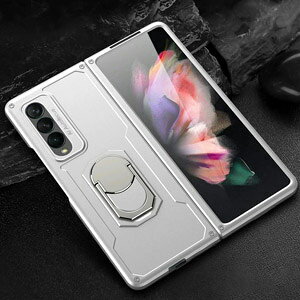 Samsung Galaxy Z Fold 3 5G ܂肽݌^AndroidX}zANZT[ PC P[X vX`bN CASE ϏՌ y OuPbgt X^h@\ ₷ Sʕی Ռɋ ֗ p P[X 