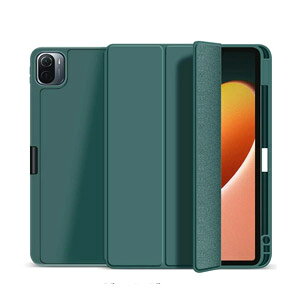 Xiaomi Pad 5 / Pad 5 Pro 2021���f�� 11�C���` �^�u���b�g�P�[�X CASE �I�[�g�X���[�v �蒠�^�J�o�[ �X�^���h�@�\ �y���V�����[ XiaoMi-smart-pen�̏[�d�ɑΉ� �u�b�N�^ ���p �l�C �蒠�^ ���U�[ �u�b�N�J