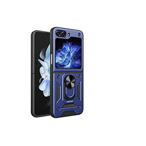 �T���X�� �M�����N�V�[ Samsung Galaxy Z Flip5 5G �P�[�X �܂肽���݌^Android�X�}�z�A�N�Z�T���[ TPU&PC �v���X�`�b�N�� �����O�u���P�b�g�t�� �w��h�~ �y�� �ɔ� ��G�蔲�Q CASE �ϏՌ� �y�� ������