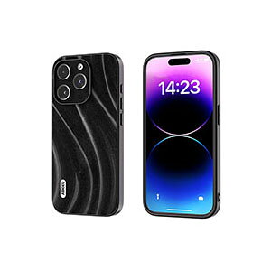 �A�b�v�� �A�C�t�H�� Apple iPhone 15 15 Plus 15 Pro 15 Pro Max�P�[�X TPU&PU���U�[ �w�ʃJ�o�[ 2�w�\�� CASE �����₷�� �Ռ��h�~ �����h�~ �y�� �֗� ���p �l�C �����������ӂ� �P�[�X �����K���X�t�B��