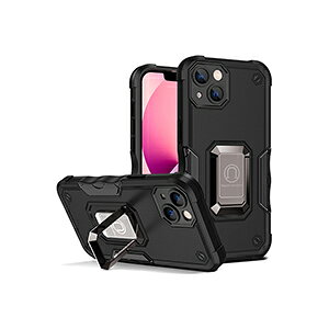 �A�b�v�� �A�C�t�H�� Apple iPhone 15 15 Plus 15 Pro 15 Pro Max�P�[�X TPU&PC �w�ʃJ�o�[ 2�d�\�� �u���P�b�g�t�� �X�^���h�@�\�t�� �����₷�� �֗� ���p CASE �y�� �Ռ��h�~ �����h�~ �J�b�R���� �J���t