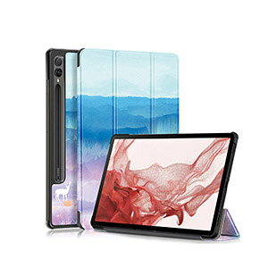 Samsung Galaxy Tab S9+ 12.4^ (C`) P[X Jo[ 蒠^ PUU[ ϏՌ h~  MNV[ ^u S9+ CASE ₷ h~ y X^h@\ Jo[  ӂ 