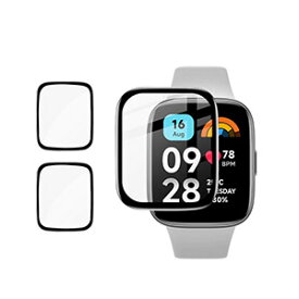 Redmi Watch 3 Active スマートバンド ウェアラブル端末・スマートウォッチ HD Film 全画面保護フィルム 高透明 液晶保護 HD Film 3Dラウンド複合材質 保護フィルム 保護シート PET素材 指紋防止 汚れ防止 用液晶シールド 3枚セット