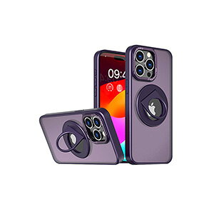�A�b�v�� �A�C�t�H�� Apple iPhone 15 15 Plus 15 Pro 15 Pro Max�P�[�X TPU&PC �w�ʃJ�o�[ 2�d�\�� ������ �����O�u���P�b�g�t�� �X�^���h�@�\ �����₷�� �֗� ���p CASE �Ռ��h�~ �����h�~ �Y�� �J���t�� 