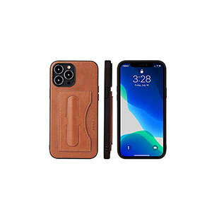 �A�b�v�� �A�C�t�H�� Apple iPhone 15 15 Plus 15 Pro 15 Pro Max�P�[�X TPU&PU���U�[ �w�ʃJ�o�[ 2�w�\�� �J�[�h���[ �X�^���h�@�\ CASE �����₷�� �Ռ��h�~ �����h�~ �y�� �֗� ���p �l�C �����������ӂ� 