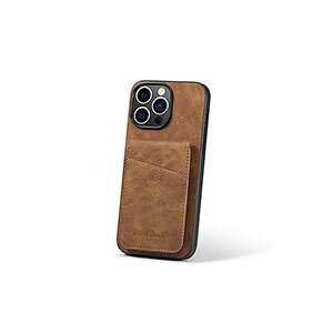 �A�b�v�� �A�C�t�H�� Apple iPhone 15 15 Plus 15 Pro 15 Pro Max�P�[�X TPU&PU���U�[ �w�ʃJ�o�[ 2�w�\�� �J�[�h���[ �X�^���h�@�\ CASE �����₷�� �Ռ��h�~ �����h�~ �y�� �֗� ���p �l�C �����������ӂ� 