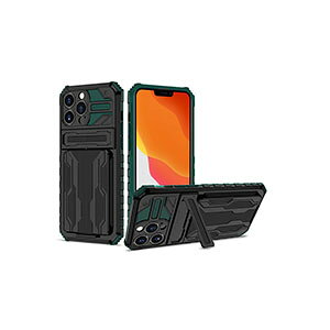 �A�b�v�� �A�C�t�H�� Apple iPhone 15 15 Plus 15 Pro 15 Pro Max�P�[�X TPU&PC �w�ʃJ�o�[ 2�d�\�� �J�[�h���[ �u���P�b�g�t�� �X�^���h�@�\�t�� �����₷�� �֗� ���p CASE �y�� �Ռ��h�~ �����h�~ �J�b�R