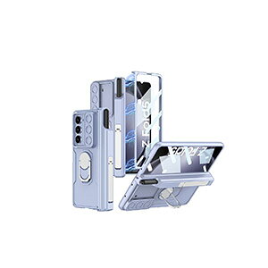 Samsung Galaxy Z Fold5 5G �܂肽���݌^ �X�}�[�g�t�H�� �P�[�X CASE �Ռ��ɋ��� PC �v���X�`�b�N�� �Ռ��h�~ �J�b�R���� �X���C�h�� �����Y�ی� ����h�~ �l�C �������� ������� �����₷�� �X�^��