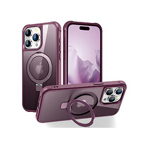�A�b�v�� �A�C�t�H�� Apple iPhone 15 15 Plus 15 Pro 15 Pro Max �P�[�X �ϏՌ� �J�o�[ �Ռ��ɋ���TPU&PC 2�d�\�� �����O�t�� �X�^���h�@�\ �����O���w�ɒʂ����Ƃŗ����h�~ �Ռ��h�~ �������� ������� 