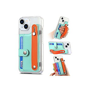 �A�b�v�� �A�C�t�H�� Apple iPhone 15 15 Plus 15 Pro 15 Pro Max �P�[�X �J�o�[ TPU&PU���U�[ �w�ʃJ�o�[ ���f�B�[�X ���킢�� CASE �X�^���h�@�\ �J�[�h���[ ���X�g�X�g���b�v �ϏՌ��J�o�[ ������� iPhone1