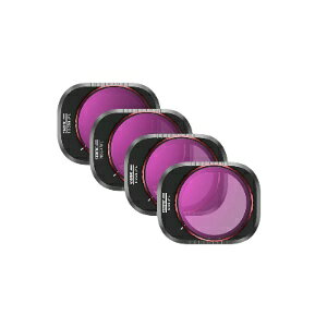 DJI Mini 4 Pro�p 4�� �t�B���^�[�L�b�g ND8 ND16 ND64 ND256�����t�B���^�[ HD���w�K���X ���w�R�[�e�B���O �A���~�����t���[�� DJI�p�A�N�Z�T���[ �ȒP�ݒu �l�C ���p �֗��O�b�Y �B�e POV�B�e�K�v