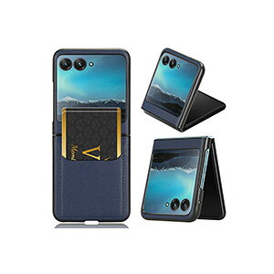 Motorola razr 40 Ultra �P�[�X �܂肽���݌^ ����ق��肩���� PC&PU���U�[ �w�ʃ��U�[�� �J�[�h���[�|�P�b�g �X�}�z�ی�P�[�X CASE ������ �ϏՌ� �y�� �����₷�� ���p �������� ������� �S��