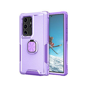 Samsung Galaxy S24 Ultra �P�[�X ����ق��肩���� CASE �V���R��&PC 2�d�\�� �Ռ��ɋ��� �����O�u���P�b�g�t�� �ϏՌ� �Ռ��h�~ �֗� ���p �l�C �������� ������� �X�^���h�@�\ �M�����N�V�[ S24 