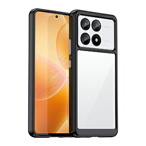 Poco X6 Pro �P�[�X �ϏՌ� �J�o�[ �^�t�Ŋ�� 2�d�\�� TPU+�A�N���� ���� �w�ʃJ�o�[ �Ռ��z�� �����h�~ ������� �J�b�R���� �l�C �Ռ��ɋ��� �V���I�~ ���� Xiaomi Poco X6 �v�� �w�ʃJ�o�[ �N���A 