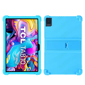 TCL TAB 10 Gen 2 �P�[�X �ϏՌ� �J�o�[ �^�u���b�gPC �V���R���f�� �\�t�g�J�o�[ �X�^���h�@�\ �^�u���b�gPC CASE ����ق��肩����y�� �����₷�� �J�b�R���� �}���`�J���[ �֗� ���p TCL �^�u 1