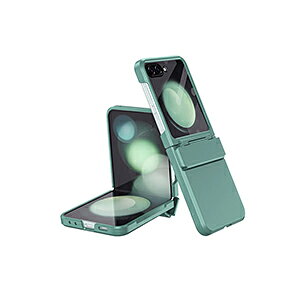 Samsung Galaxy Z Flip5 5G �P�[�X �܂肽���݌^ Android �X�}�z�A�N�Z�T���[ PC �v���X�`�b�N�� CASE �ϏՌ� �y�� ���� �O���̃f�B�X�v���C�ی�t�B�����t�� �����₷�� ���킢�� �S�ʕی� ������� �J