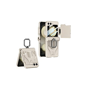 Samsung Galaxy Z Flip5 5G �P�[�X �܂肽���݌^ Android �X�}�z�A�N�Z�T���[ PC �v���X�`�b�N�� CASE �ϏՌ� �y�� ���� �X�^���h�@�\ ���X�N���[���ی�t�B�����t�� �����₷�� ���킢�� �S�ʕی� ����