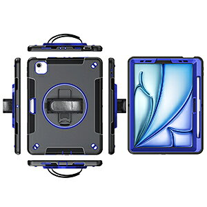iPad Air 11�C���` ��6���� iPad Pro 11�C���` ��5���� �P�[�X ������� CASE �X�g���b�v�t�� �o���h�t�� �X�^���h�@�\�t�� 360�x��] ����ق��肩���� �ϏՌ� 2�d�\�� PC&�V���R���f�� �S�ʕی� ��
