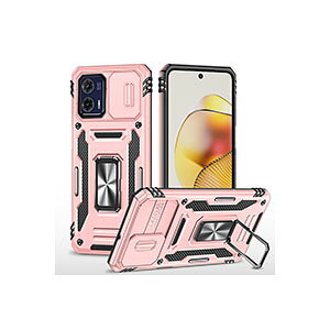 motorola Moto edge 40 neo �P�[�X �J�o�[ CASE �Ռ��ɋ���TPU&PC �����O�u���P�b�g�t�� �X�^���h�@�\ �ϏՌ��J�o�[ �Ռ��h�~ �w�ʃJ�o�[ �����O�t�� �J���������Y�ی� �����������ӂ� �֗� ���p �l�C 