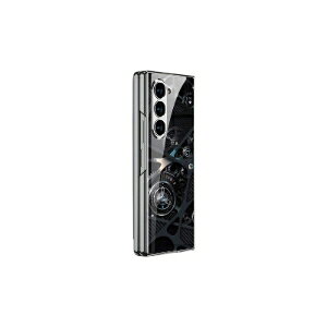 �T���X�� �M�����N�V�[ Samsung Galaxy Z Fold6 5G �P�[�X �J�o�[ �܂肽���݌^Android�X�}�z�A�N�Z�T���[ �w�ʋ����K���X�� �t�����g�����t�B�����t�� �G�b�W�E���b�L CASE �ϏՌ��J�o�[ �y�� ������