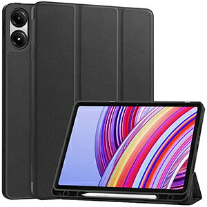 POCO Pad �P�[�X �ϏՌ� �J�o�[ �V���I�~ Xiaomi POCO �p�b�h 12.1�C���` 2024���f�� �蒠�^�J�o�[ TPU+PU���U�[�� �I�[�g�X���[�v�@�\ ������� �����₷�� ����h�~ �X�^���h�@�\ �J�b�R���� ������