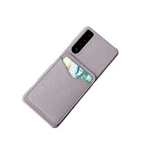 SONY Xperia 1 VI Xperia 10 VI �P�[�X �ϏՌ� �J�o�[ �^�t�Ŋ�� PU���U�[ �w�ʃJ�[�h�|�P�b�g �Ռ��z�� �����h�~ ������� �J�b�R���� �l�C �Ռ��ɋ��� �\�j�[ �G�N�X�y���A 1 VI �G�N�X�y���A 10 VI �w