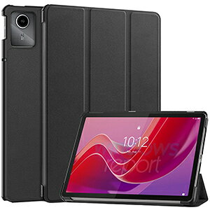 Lenovo Tab K11 �P�[�X �ϏՌ� �J�o�[ ���m�{ �^�u K11 ZADG0015JP/ZADC0062JP 10.95�C���`/�^ PC+PU���U�[�� �֗� ���p �l�C �������� ������� �����₷�� ����h�~ �X�^���h�@�\ �J�b�R���� �蒠�^�J�o�[ 