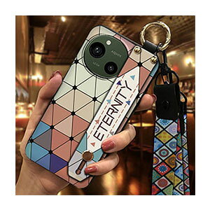 SHARP AQUOS wish4 SH-52E ケース AQUOS R9 SH-51E ケース 耐衝撃 カバー ソフトケース 可愛い スタンド機能 ストラップホール付き 型押し 花柄 軽量 持ちやすい 便利 綺麗な カラフル 鮮やかな 多彩 シャ