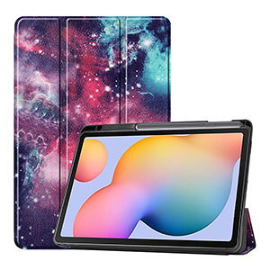Samsung Galaxy Tab S6 Lite 2024 (Wi-Fi) P[X 蒠^ Jo[ MNV[ ^u S6 Cg 2024f TPU+PUU[ Sy[ ֗ lC   ₷ h~ I[gX[v X^