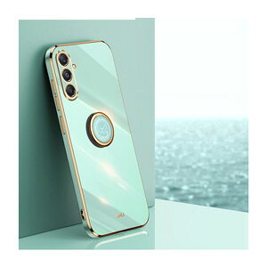 サムスン Samsung Galaxy S24 FE ケース カバー 傷やほこりから守る 衝撃に強い TPU素材 エッジ・メッキ リングブラケット付き 高級感があふれ 便利 実用 人気 スマホ保護 背面カバー 耐衝撃 落下防