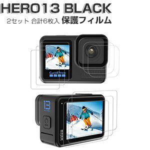 GoPro Hero13 Black یtB S[vq[[13 ubN ʕی KXtB KX 0.26mm 2.5D HD Tempered Film dx9H CAh~ ANVJ Yی + tی h~ 