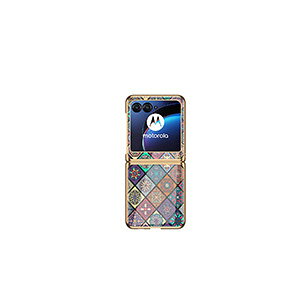 motorola razr 50 razr 50s P[X Jo[ ܂肽݌^ PC vX`bN wʋKX y p^[ bLdグ X}zیP[X CASE  ϏՌ ₷ p   