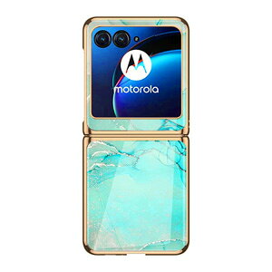 motorola razr 50 razr 50s �P�[�X �J�o�[ �܂肽���݌^ PC �v���X�`�b�N�� �w�ʋ����K���X �y�� ���b�L�d�グ �X�}�z�ی�P�[�X CASE ������ �ϏՌ� �����₷�� ���p �������� ������� �J���t�� �Y��