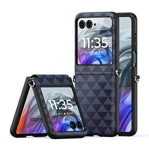 Motorola moto razr 50/50S moto razr 50 Ultra P[X Jo[ ܂肽݌^ PU+TPUf KȔG ܂肽݌^ X} zیP[X CASE  ϏՌ ₷   Sʕی Ռz 